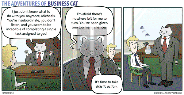 The Adventures of Business Cat on Monday May 16, 2016 Comic Strip