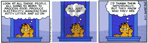Garfield on Monday November 14, 1983 Comic Strip