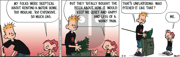 Frazz on Wednesday August 14, 2019 Comic Strip