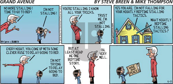 Grand Avenue on Sunday June 8, 2014 Comic Strip