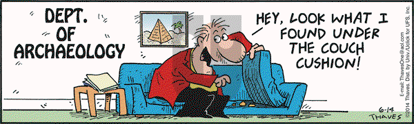 Frank and Ernest on Saturday June 14, 2014 Comic Strip