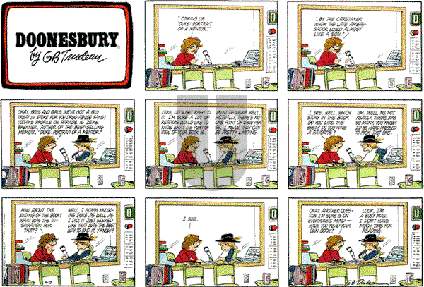 Doonesbury on Sunday April 13, 1980 Comic Strip