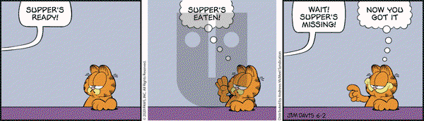 Garfield on Tuesday June 2, 2020 Comic Strip