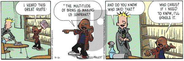 Frazz on Monday March 12, 2007 Comic Strip