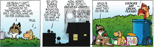 Over the Hedge on Saturday July 11, 2020 Comic Strip