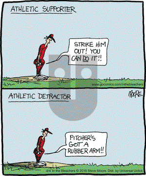 In the Bleachers on Monday April 4, 2016 Comic Strip