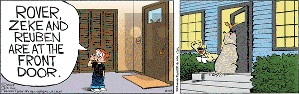 Red and Rover on Saturday August 13, 2016 Comic Strip