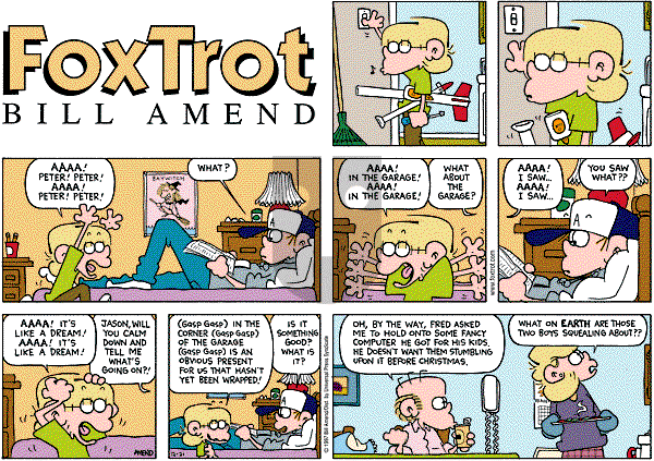 FoxTrot - Sunday December 21, 1997 Comic Strip