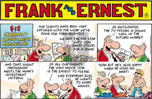 Frank and Ernest on Sunday November 5, 2017 Comic Strip