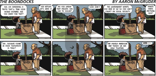 The Boondocks on Sunday August 14, 2005 Comic Strip