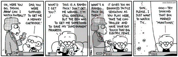 FoxTrot on Thursday January 22, 1998 Comic Strip