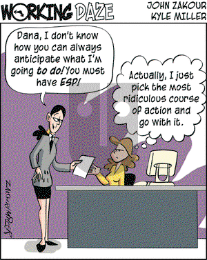 Working Daze on Thursday March 18, 2004 Comic Strip