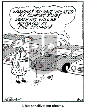 Close to Home on Wednesday August 23, 1995 Comic Strip