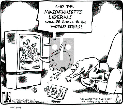 Tom Toles on Friday October 22, 2004 Comic Strip