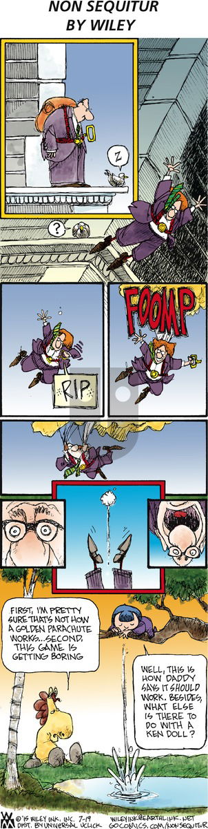 Non Sequitur on Sunday July 19, 2015 Comic Strip