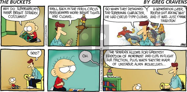 The Buckets on Sunday April 28, 2013 Comic Strip