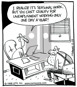 Reality Check on Friday December 25, 1998 Comic Strip