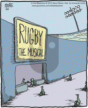 In the Bleachers on Wednesday April 17, 2013 Comic Strip