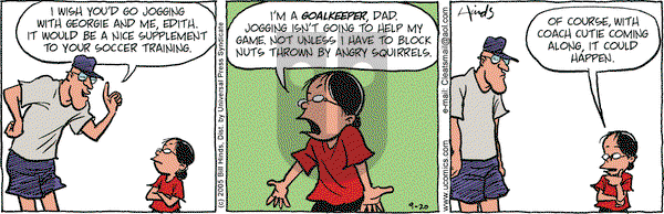 Cleats on Tuesday September 20, 2005 Comic Strip