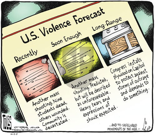 Tom Toles on Sunday October 4, 2015 Comic Strip