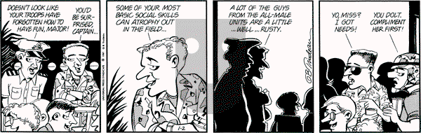 Doonesbury on Wednesday January 2, 1991 Comic Strip