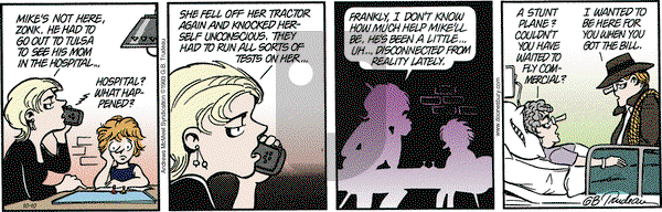 Doonesbury on Thursday October 10, 2019 Comic Strip