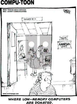 Compu-toon - Monday April 30, 2001 Comic Strip
