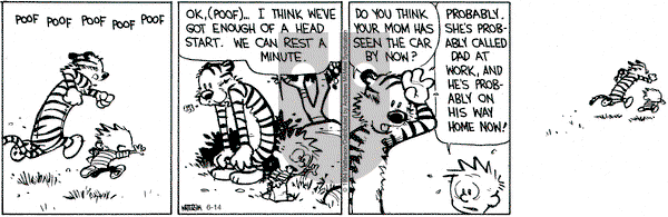Calvin and Hobbes - Friday June 14, 2024 Comic Strip