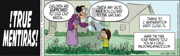 Baldo on Thursday April 6, 2017 Comic Strip