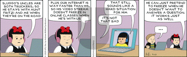 Nancy on Thursday September 10, 2020 Comic Strip
