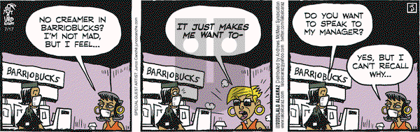 La Cucaracha on Friday July 17, 2020 Comic Strip