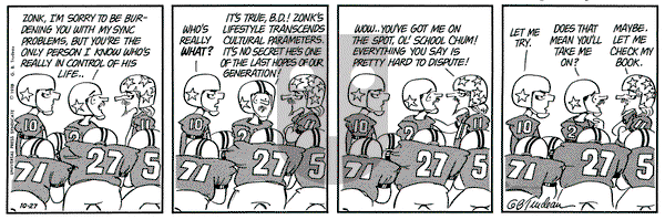 Doonesbury on Friday October 27, 1978 Comic Strip