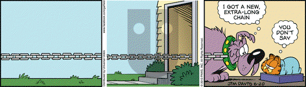 Garfield - Thursday June 20, 2013 Comic Strip
