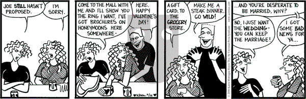 Clear Blue Water on Tuesday February 14, 2006 Comic Strip