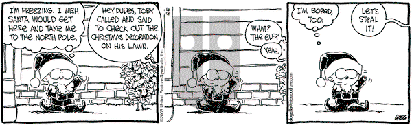 The Buckets - Thursday December 15, 2005 Comic Strip