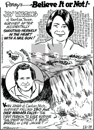 Ripley's Believe It or Not on Friday December 19, 2003 Comic Strip