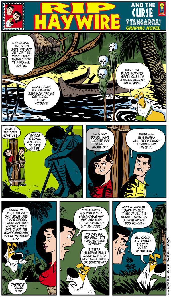 Rip Haywire on Sunday February 9, 2014 Comic Strip