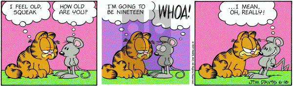 Garfield on Monday June 16, 1997 Comic Strip
