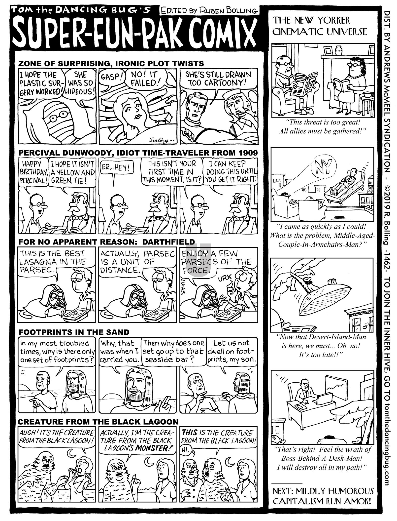 Tom the Dancing Bug - Monday November 4, 2019 Comic Strip