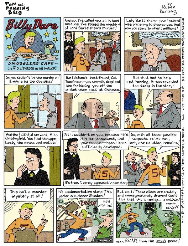 Tom the Dancing Bug on Friday August 31, 2018 Comic Strip