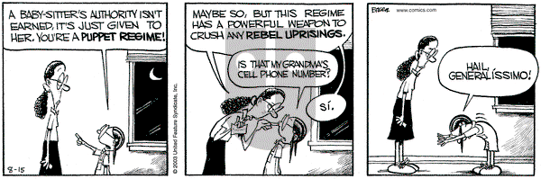 Grand Avenue on Friday August 15, 2003 Comic Strip