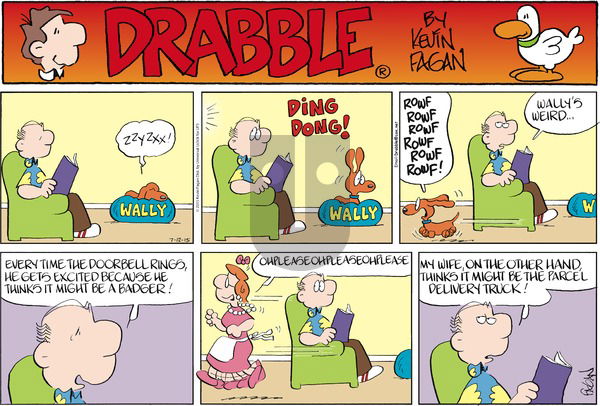 Drabble on Sunday July 12, 2015 Comic Strip