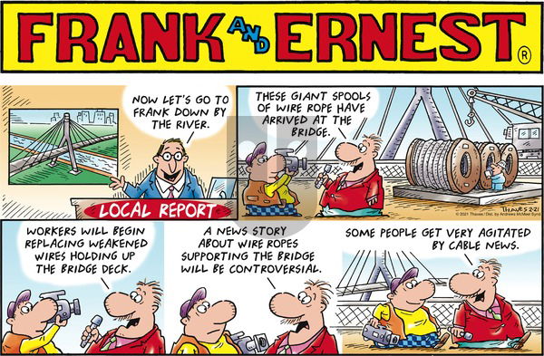 Frank and Ernest on Sunday February 21, 2021 Comic Strip