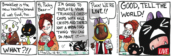 Breaking Cat News - Friday December 31, 2021 Comic Strip