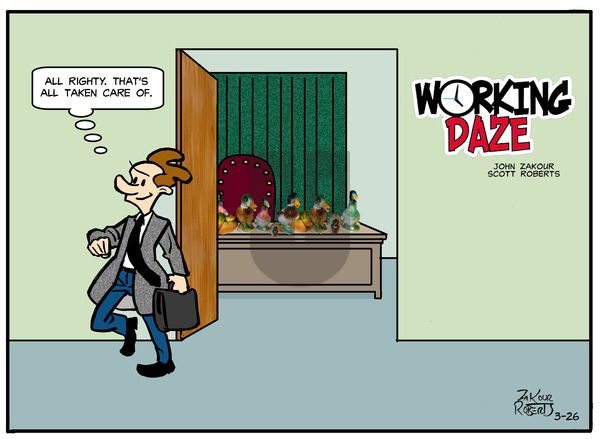 Working Daze - Sunday March 26, 2023 Comic Strip