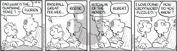 Drabble on Saturday January 8, 2000 Comic Strip