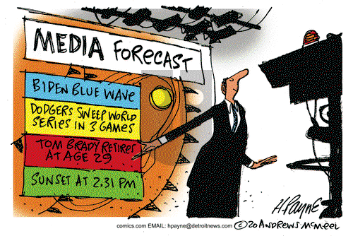 Henry Payne on Thursday November 5, 2020 Comic Strip