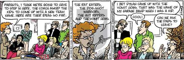 Cleats on Thursday February 21, 2002 Comic Strip
