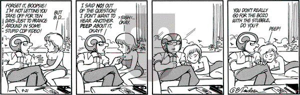 Doonesbury on Saturday September 21, 1985 Comic Strip