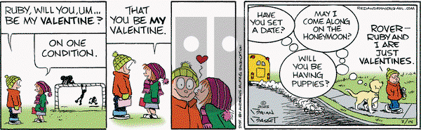 Red and Rover - Friday February 14, 2025 Comic Strip